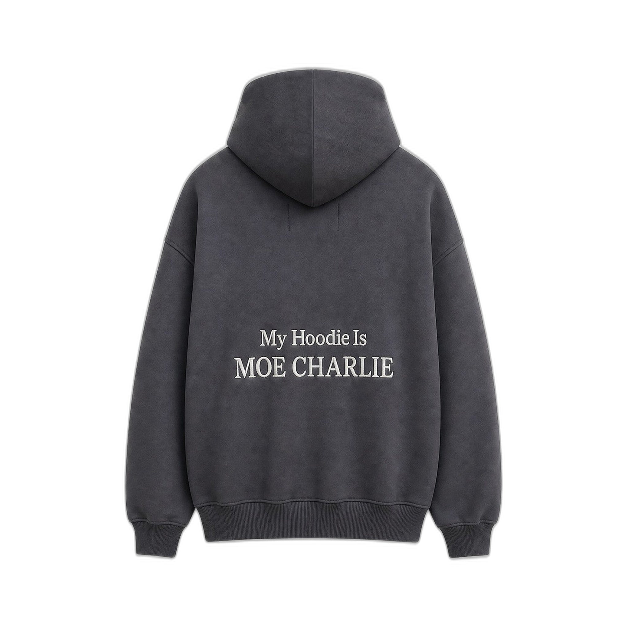 MOE CHARLIE Hoodie in Grau