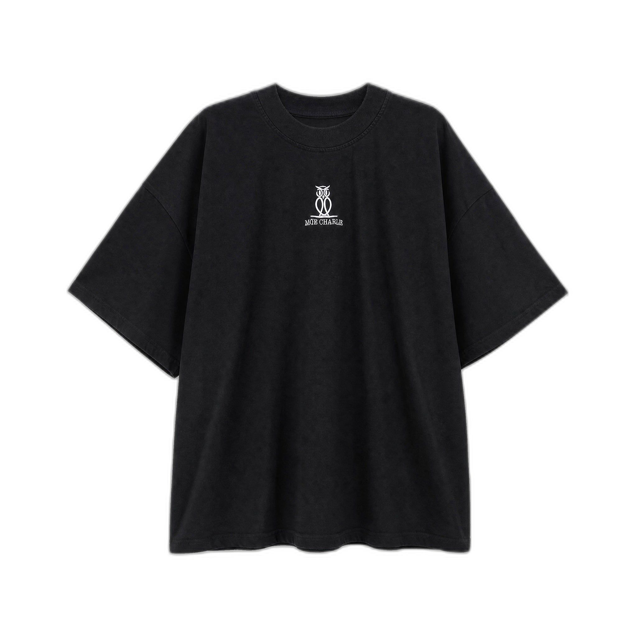 MOE CHARLIE T-Shirt in Schwarz