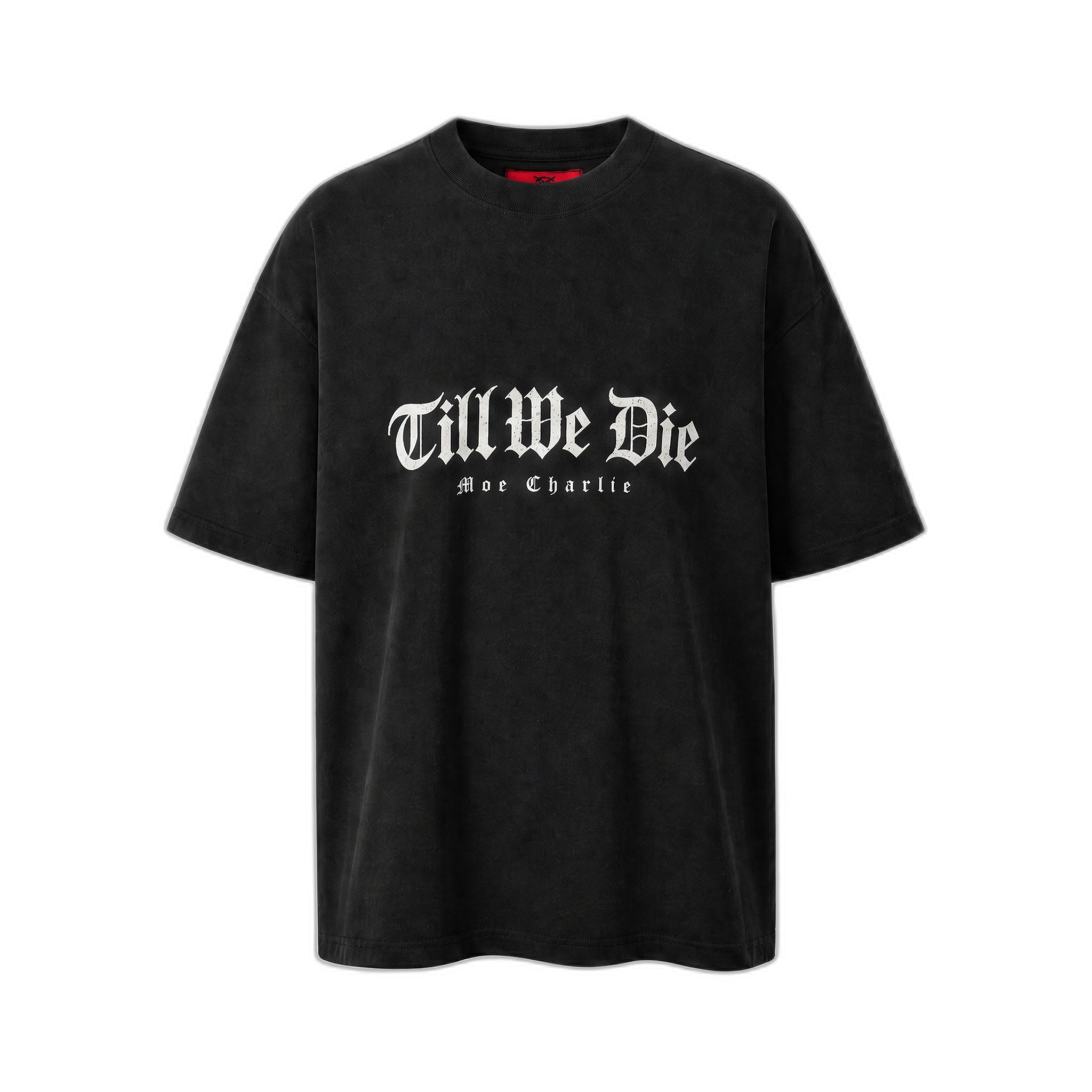 Till We Die Oversize T-Shirt in Schwarz
