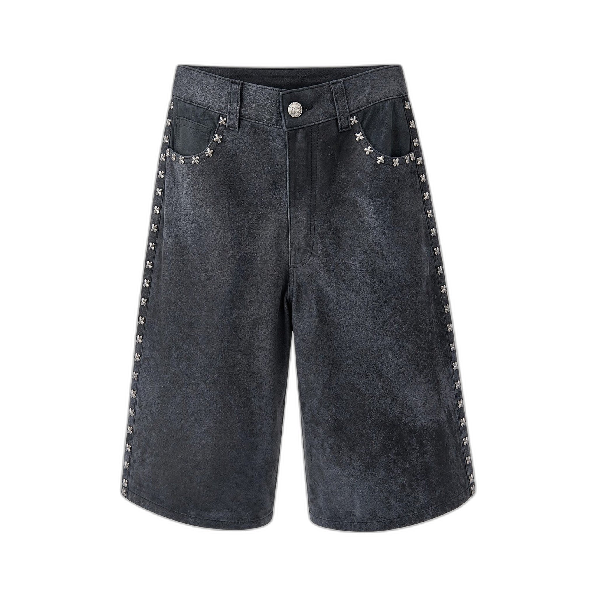 Real Lamb Leather Jorts - Handmade by Moe