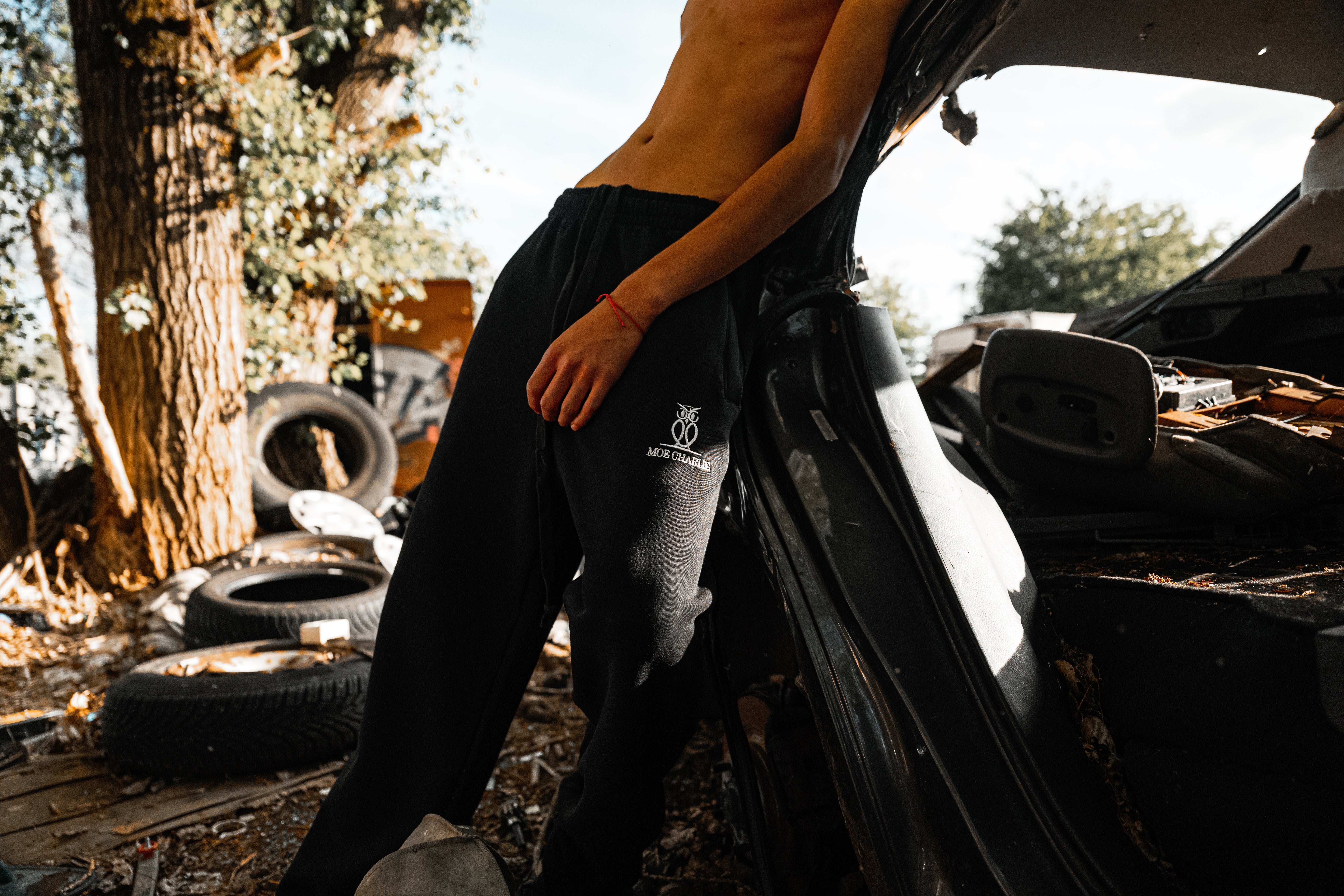 Baggy Jogger in Schwarz