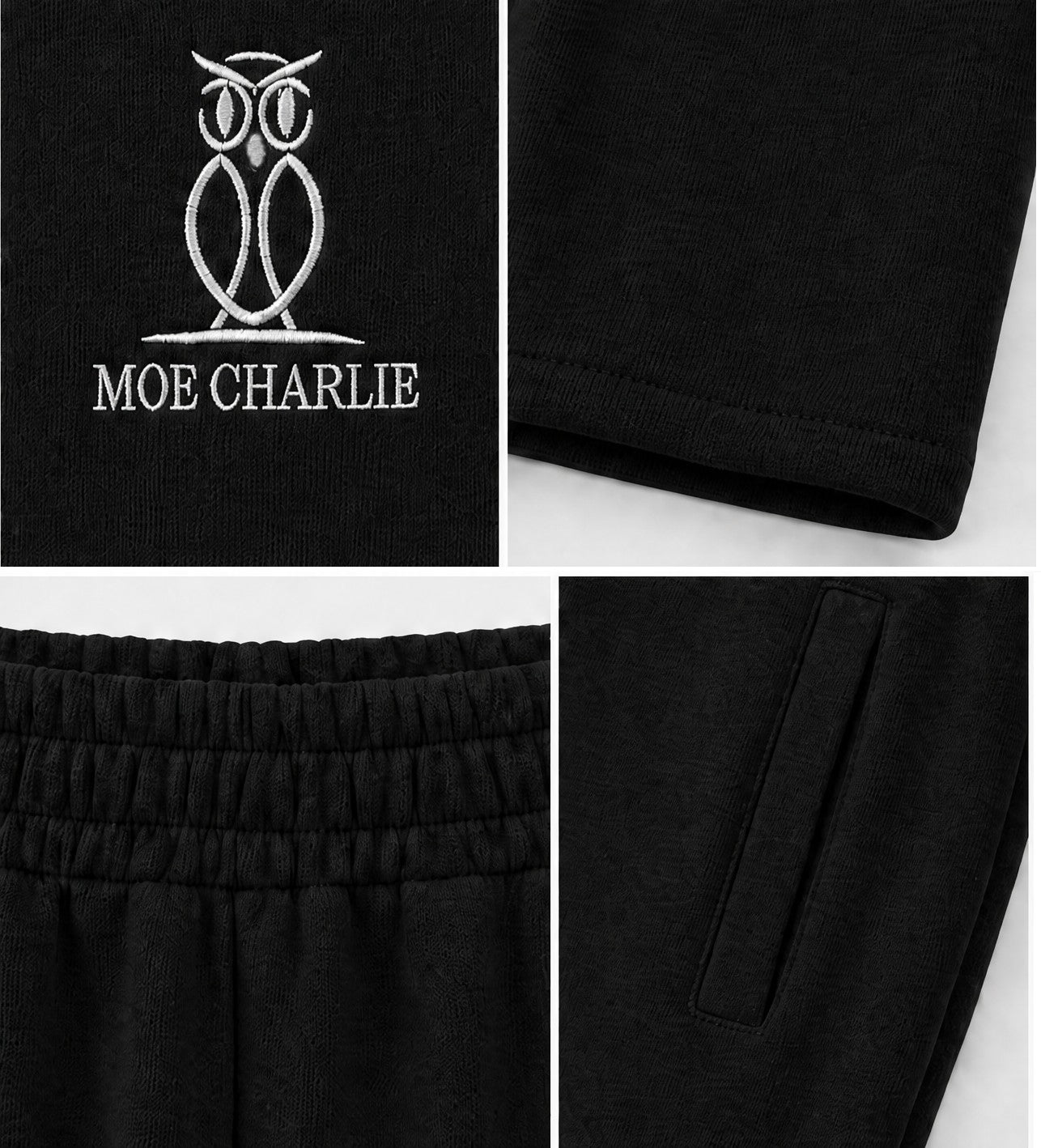 Baggy Jogger in Schwarz